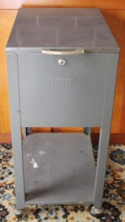 Oxford Metal Rolling File Cabinet
