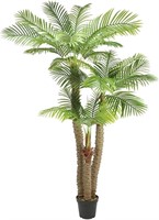 Palmera artificial para interiores de 8.4 pies de