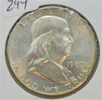 1960 FRANKLIN HALF CHOICE BU FBL