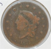 1835 LARGE CENT  VG