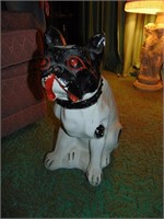 Antique Carnival Chalk Bull Dog