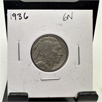 1936 BUFFALO NICKEL