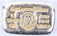 Coin 1 Troy Ounce .999 Fine Atlantis Mint  Bar