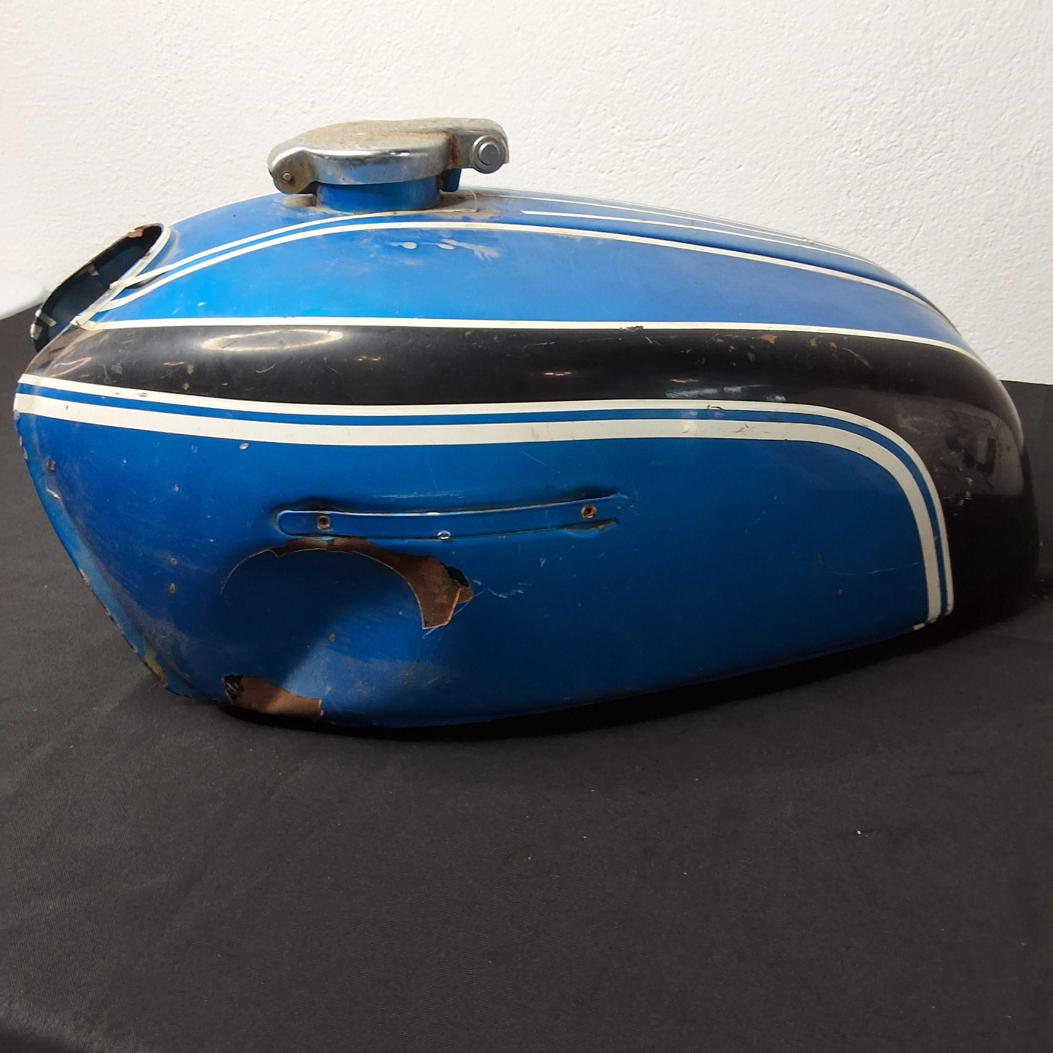 VINTAGE MOTORCYCLE GAS TANKS-COVERS AND MORE