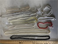10 vintage necklaces