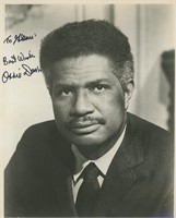 Ossie Davis signed photo