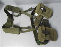 US Military Harness with Belt and Accessories.