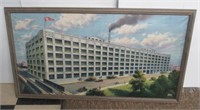 Excelsior Plant Canvas Oil Schwinn Building.