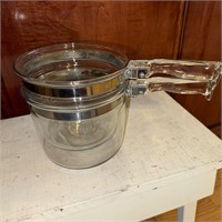 Pyrex Glass double boiler. See pictures