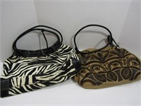 Brighton Leather and Fabric Satchels (2)