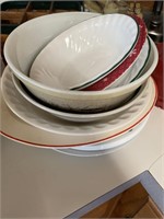 BOWLS PLATES AND SERVING DISHES