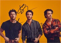 Autograph COA Jonas Brothers Photo
