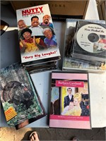VCR tapes, CD's and Cassette Tapes