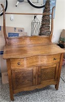 OAK WASHSTAND