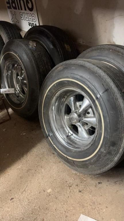 (4)Kroger mags wheels tires