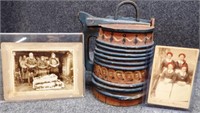 Wooden Tankard, Child Funeral Photo & More