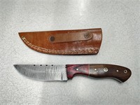 Handmade Damascus Hunting Knife