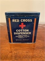 Red Cross Cotton Dispenser