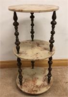 3 TIER MARBLE STAND