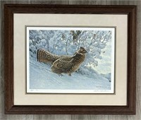 Framed Robert Bateman Print 'Early Snowfall'