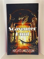 Scavenger Hunt Night At The Museum Sign 20x32”