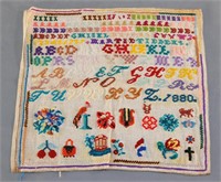 Victorian Needlework Sampler