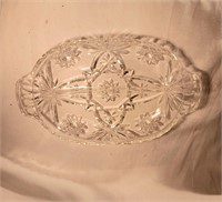 Vintage Hocking Clear Glass Serving Tray