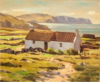 Taylor Carson Irish 1919-2008 Shoreline Donegal