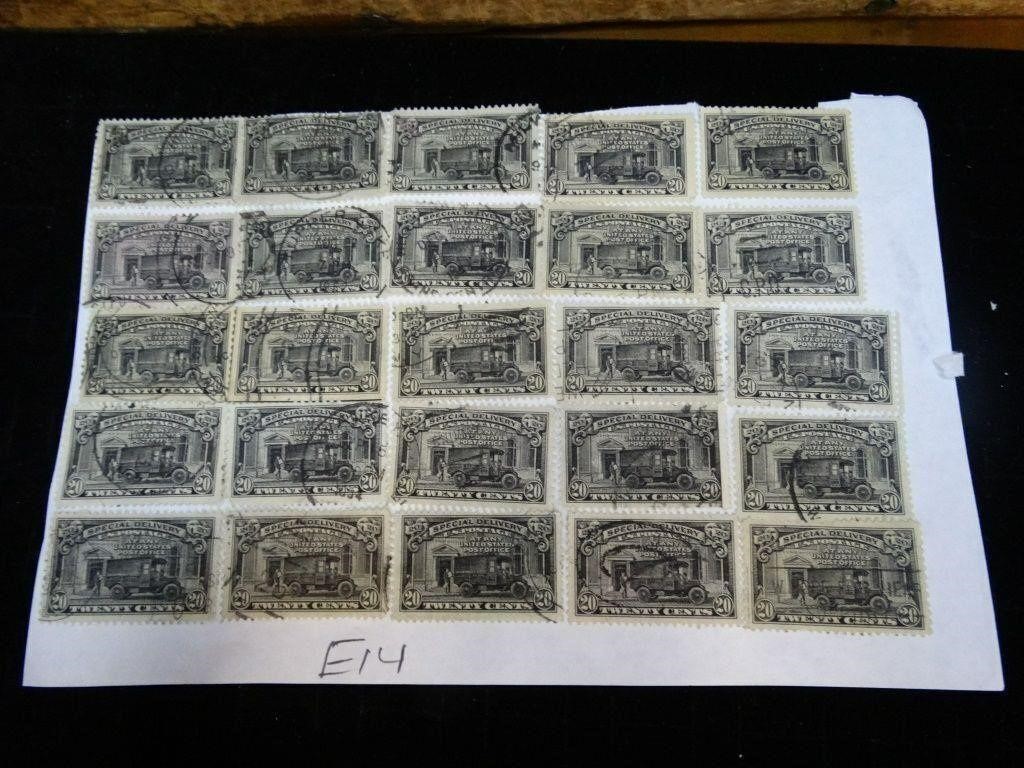 1925 E14 U.S. 20 Cents Special Delivery Stamps