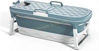 60 Foldable Bathtub  Temp Display  Foot Massage