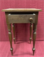 Cherry Side Table, one drawer,