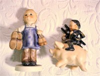 2 HUMMEL PORCELAIN FIGURINES