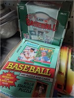 3 boxes baseball cards