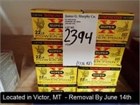 LOT, (1,776 +/-) ROUNDS OF WINCHESTER SUPER X .22