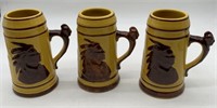 3 2002 Old Sleepy Collectors Convention steins