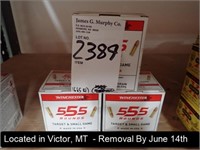 LOT, (1,665 +/-) ROUNDS OF WINCHESTER TARGET &