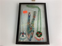 Native American beadwork necklaces (3)