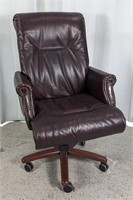 Burgundy Executive Highback Swivel Chair