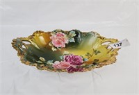 Haindpainted Nippon Serving Bowl