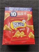 G)  bugles original flavor snack bags there are