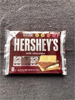 G)  Hershey’s full-size milk chocolate bars there
