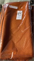 35 Cloth napkins Burnt Orange