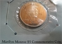 Marilyn Monroe $5 Commemorative coin