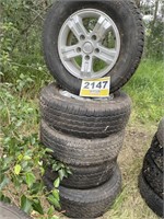 Various Tires Rims (Pile of 5)