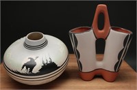 Vintage Native American Art Pottery (2)