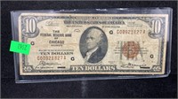 Currency: 1929 $10 National Currency Note