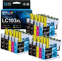 15 Pack LC103 Compatible Ink Cartridge for Brother