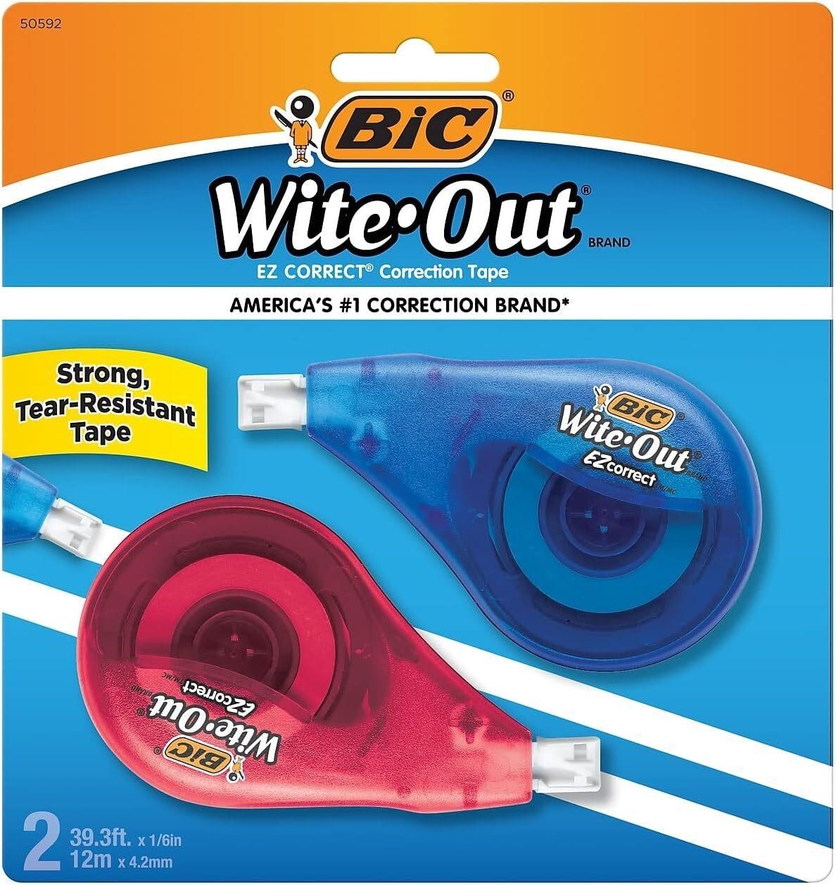 BIC Wite-Out EZ Correct Correction Tape  2-Count