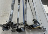 Lot of Golf Clubs