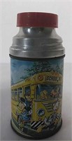 Mickey Mouse school bus stop thermos